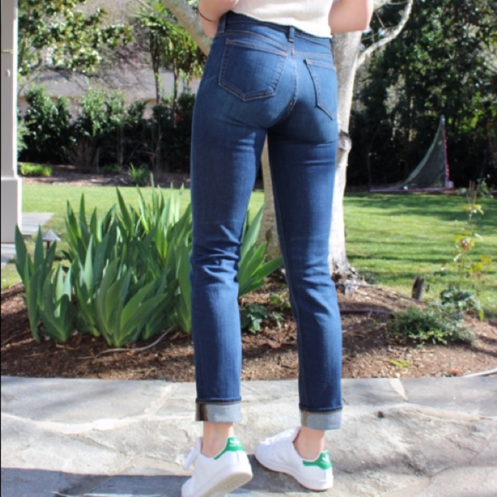 J.Crew Matchstick bootcut blue jeans